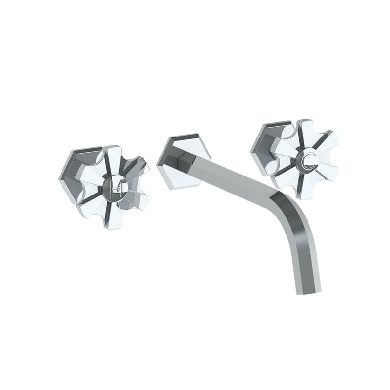 Watermark 133-2.2-JA6 Wall Mounted 3 Hole Lavatory Set With 8 1/2" Ctc Spout - Parent