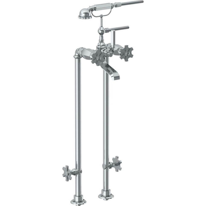 Watermark 133-8.3STP-JA6 Floor Standing Bath Set With Hand Shower And Shut-Off Valves - Parent