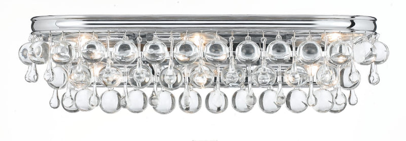 Crystorama 133 Calypso 6 Light Crystal Teardrop Bathroom Vanity - Parent