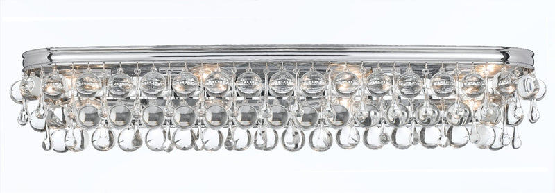 Crystorama 134 Calypso 8 Light Crystal Teardrop Bathroom Vanity - Parent