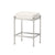 Gatco Rectangle White Leather Vanity Stool - Parent