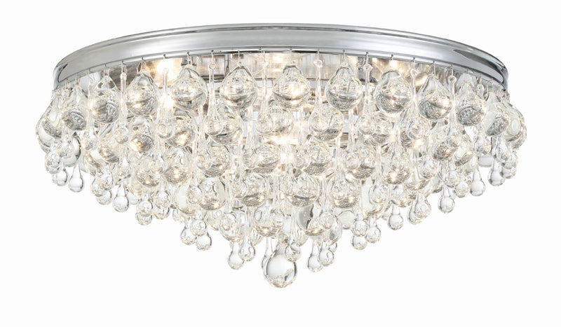 Crystorama 138 Calypso 6 Light Crystal Teardrop Ceiling Mount - Parent