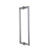 Kartners 1447806 Oslo 6" Double Shower Door Handle