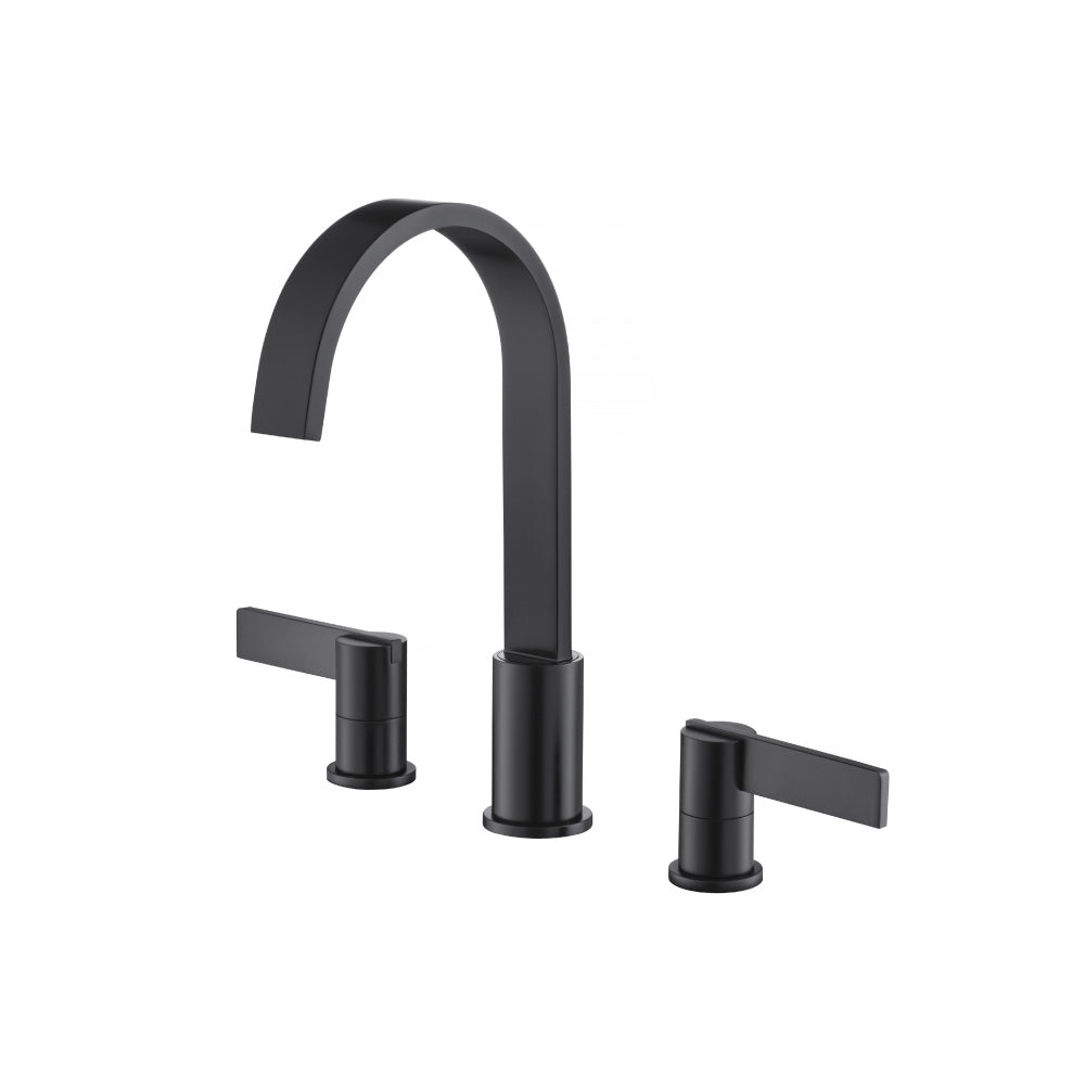 Flusso 145.2000 Three Hole 8" Widespread Two Handle Bathroom Faucet