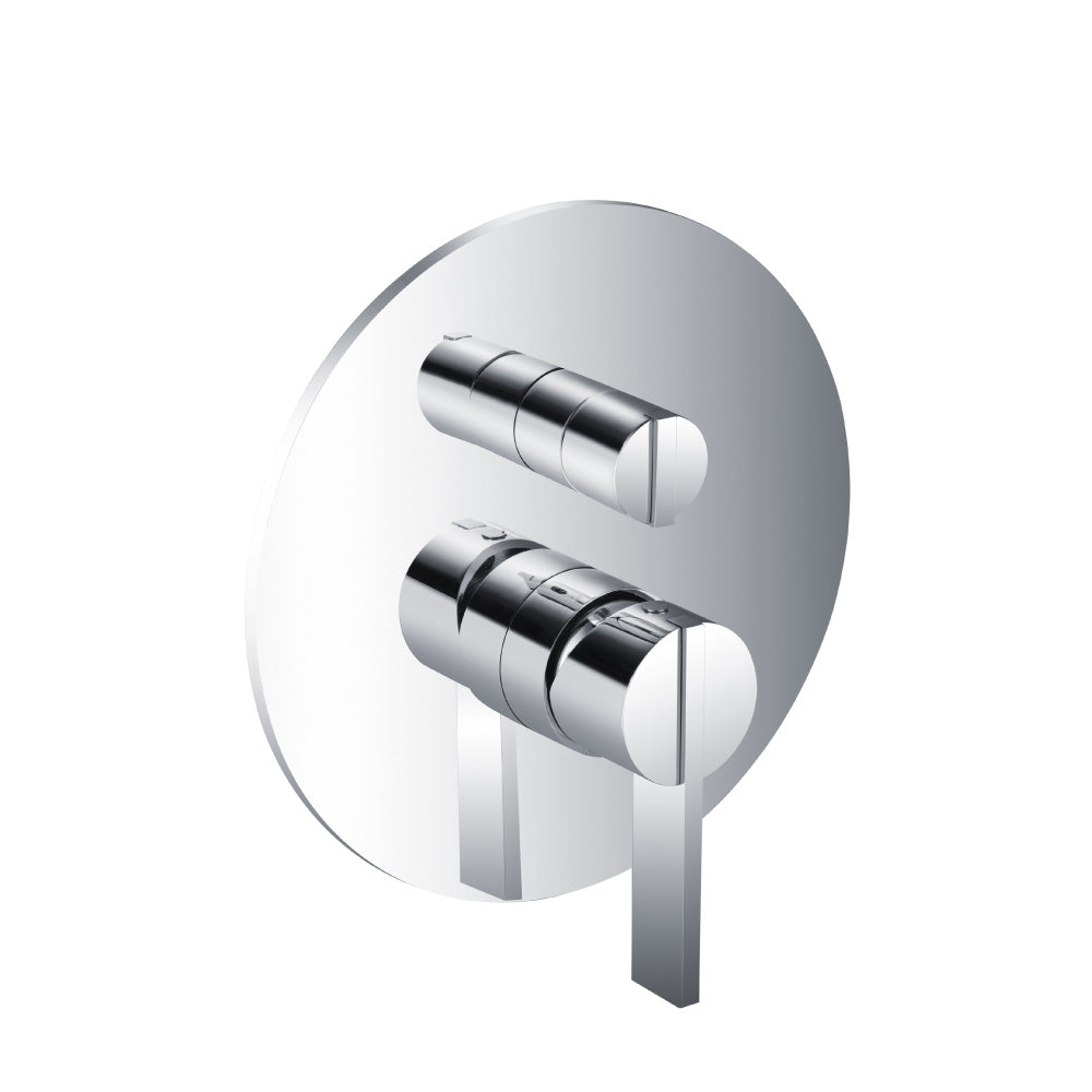 Flusso 145.2102CP Tub / Shower Trim With Pressure Balance Valve - Chrome