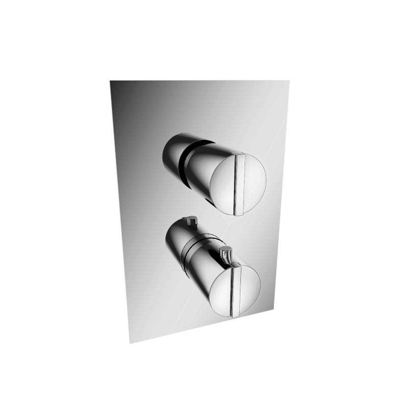 Flusso 145.4301TCP Trim For Thermostatic Valve - Chrome