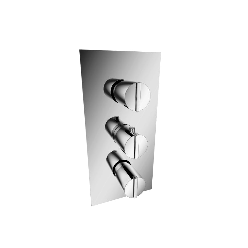 Flusso 145.4501TCP Thermostatic Trim Set - Chrome