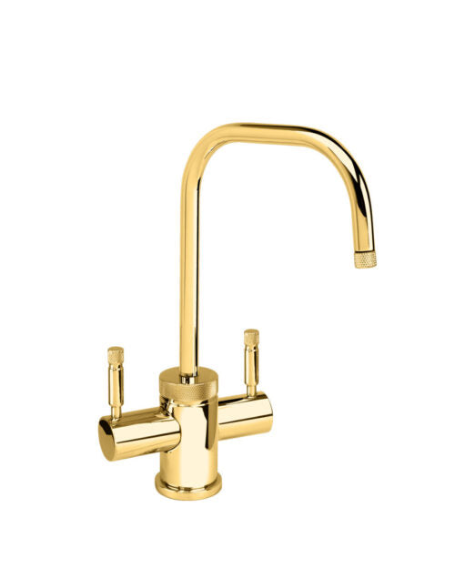 Waterstone 1455HC Industrial 2 Bend U-Spout Hot & Cold Filtration Faucet