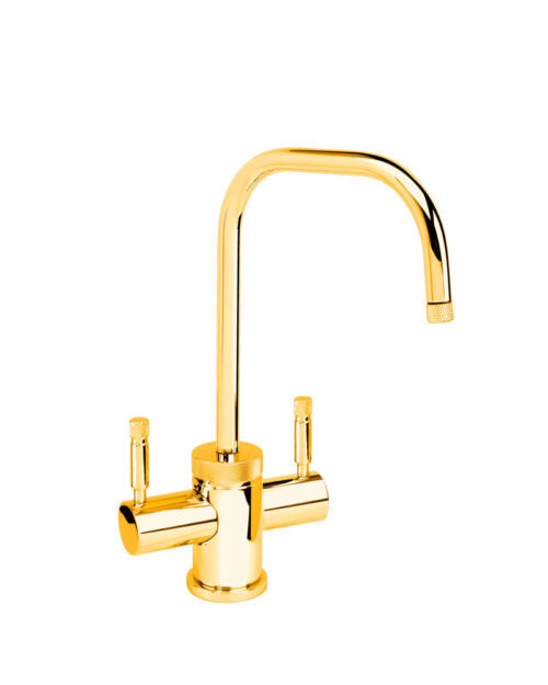 Waterstone 1455HC Industrial 2 Bend U-Spout Hot & Cold Filtration Faucet