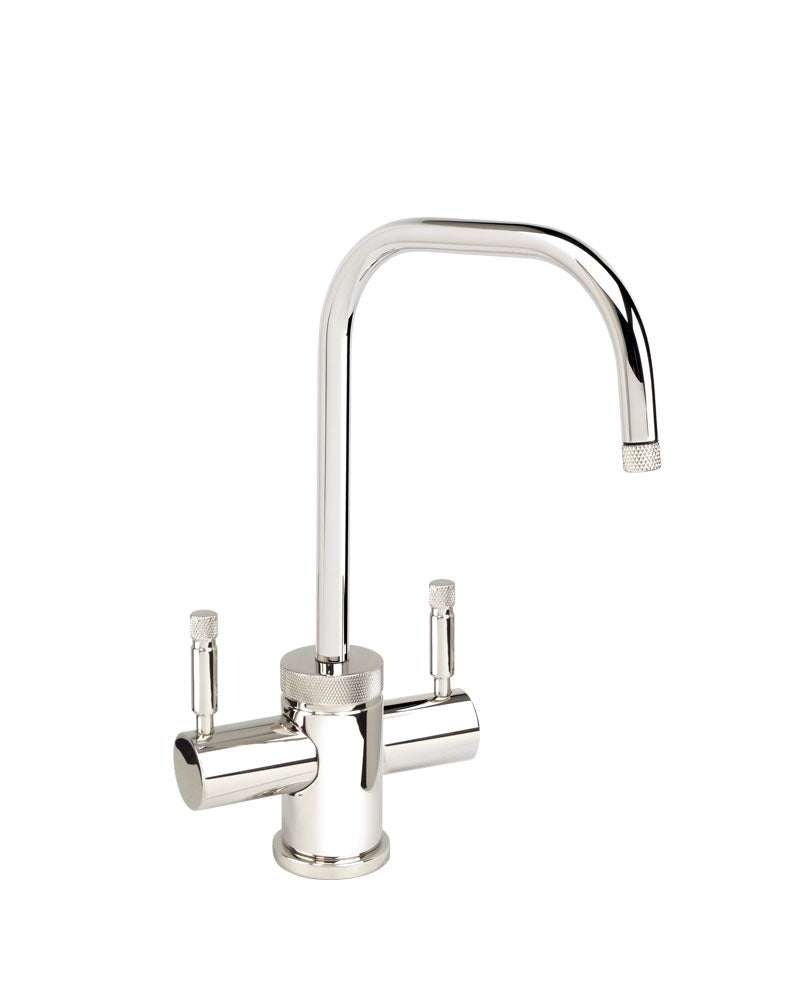 Waterstone 1455HC Industrial 2 Bend U-Spout Hot & Cold Filtration Faucet - Parent