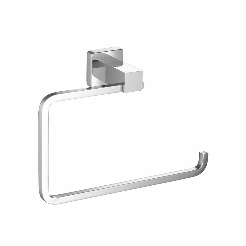 Flusso Serie 150 150.1008CP Brass Towel Ring - Chrome