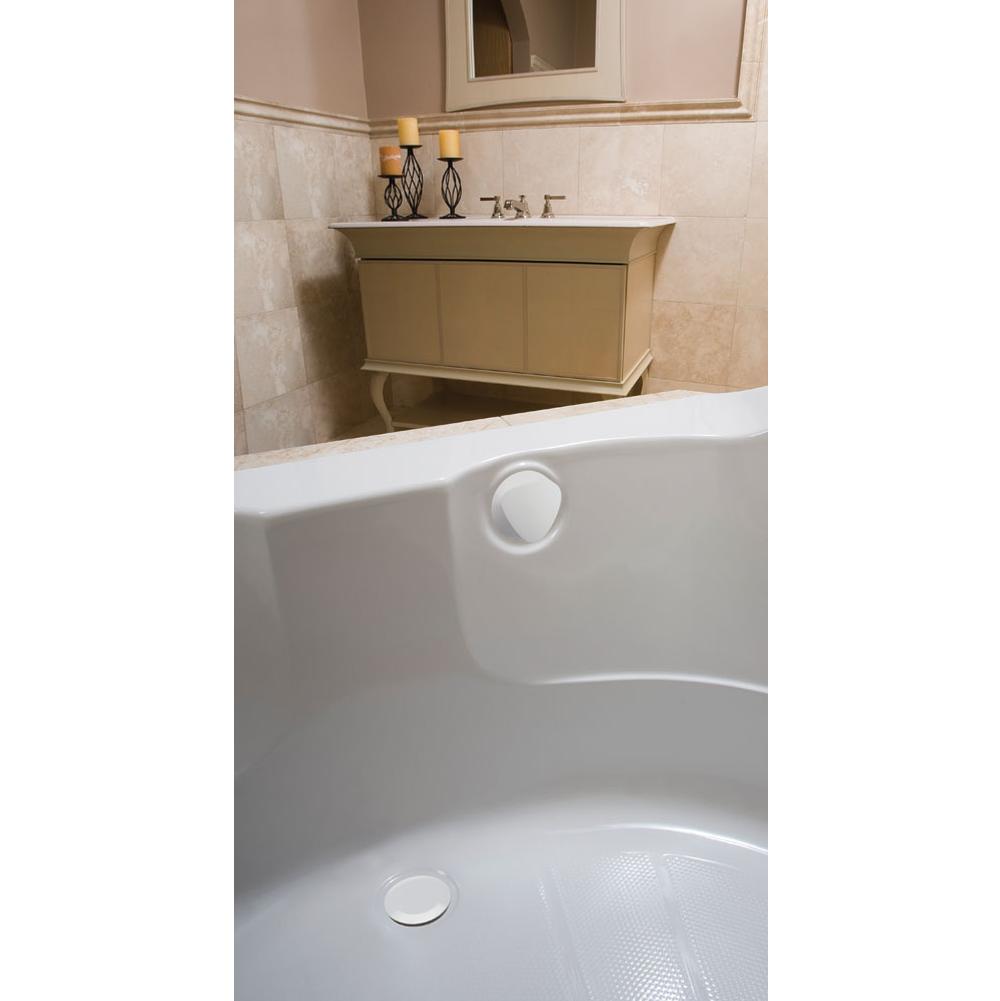 Geberit 151.550.DY.1 Ready-To-Fit-Set Trim Kit, For Bathtub Drain With Turncontrol Handle Actuation