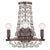 Crystorama 1542-MWP Channing 3 Light Hand Cut Crystal Wall Mount - Parent