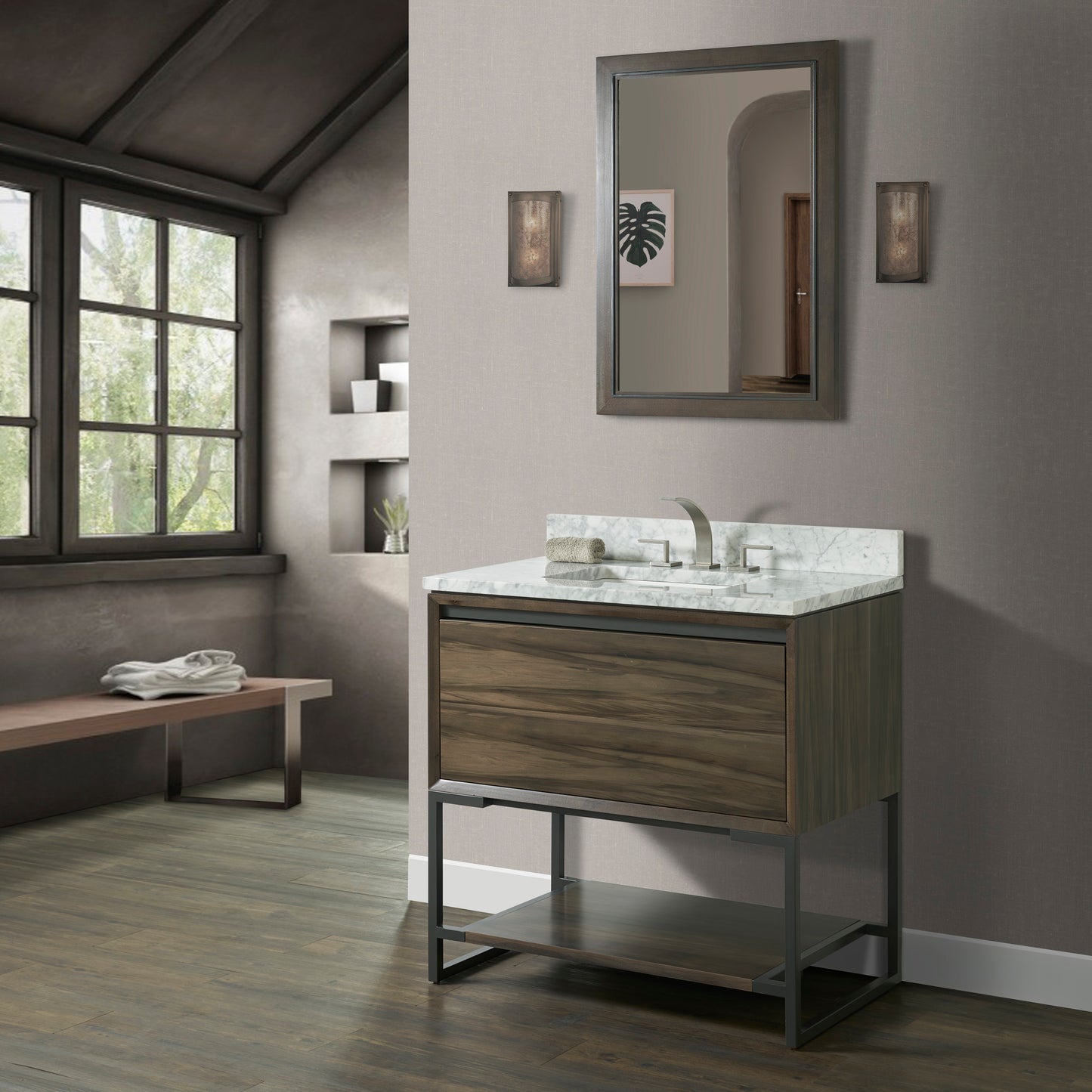 Fairmont 1545-V36 M4 36" Freestanding Vanity Smoke