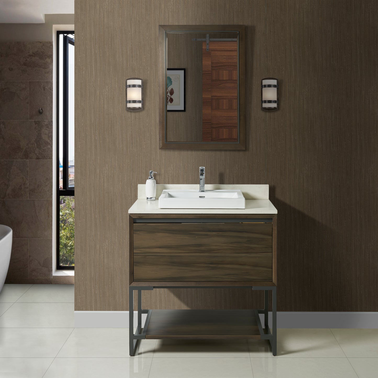 Fairmont 1545-V36 M4 36" Freestanding Vanity Smoke