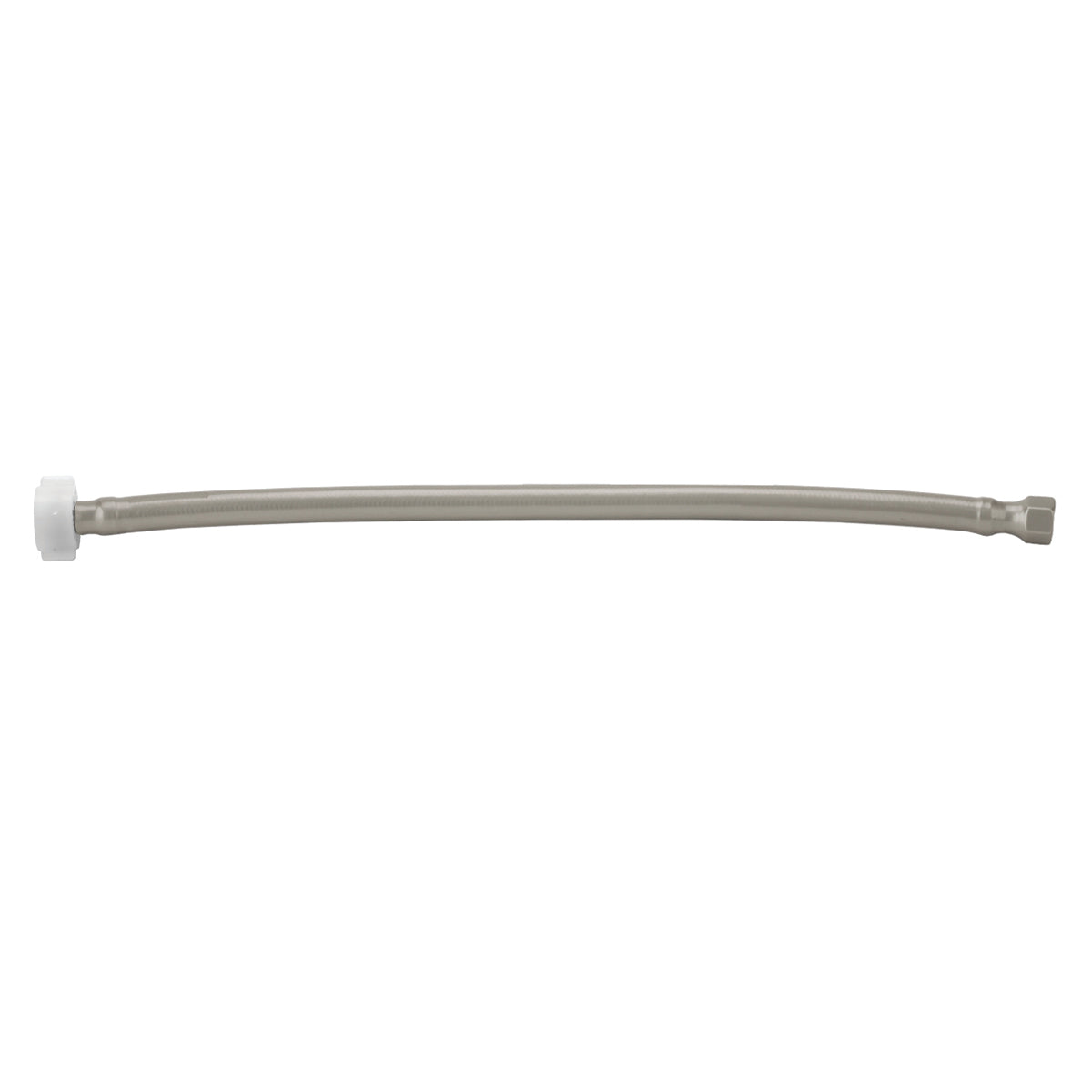 Jaclo 157-SS-GREY Jacloflex™ Grey Decorative Cover Stainless Steel Flexible Braided 3/8" O.D. X 7/8" I.D.- 20" Toilet Supply Line Plastic Nut - Grey