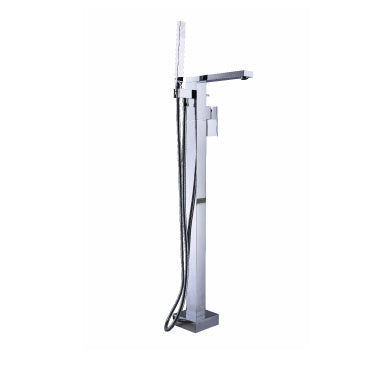 Flusso Serie 160 160.1168 Freestanding Floor Mount Bathtub / Tub Filler With Hand Shower - Parent