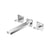 Flusso Serie 160 160.1900T Trim For Two Handle Wall Mounted Bathroom Faucet