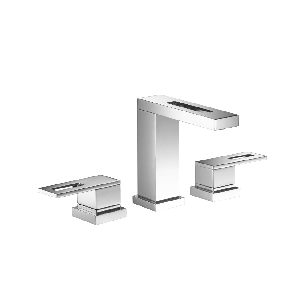 Flusso Serie 160 160.2003 Three Hole 8" Widespread Two Handle Bathroom Faucet