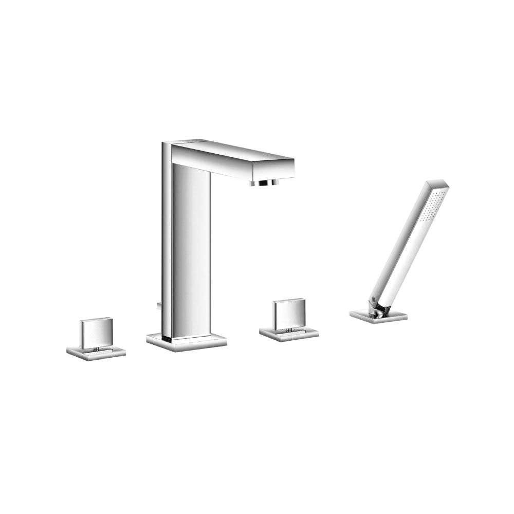 Flusso Serie 160 160.2400 4 Hole Deck Mounted Roman Tub Faucet With Hand Shower