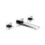 Flusso Serie 160 160.2450T Trim For Two Handle Wall Mounted Tub Filler