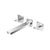 Flusso Serie 160 160.2450 Two Handle Wall Mounted Tub Filler