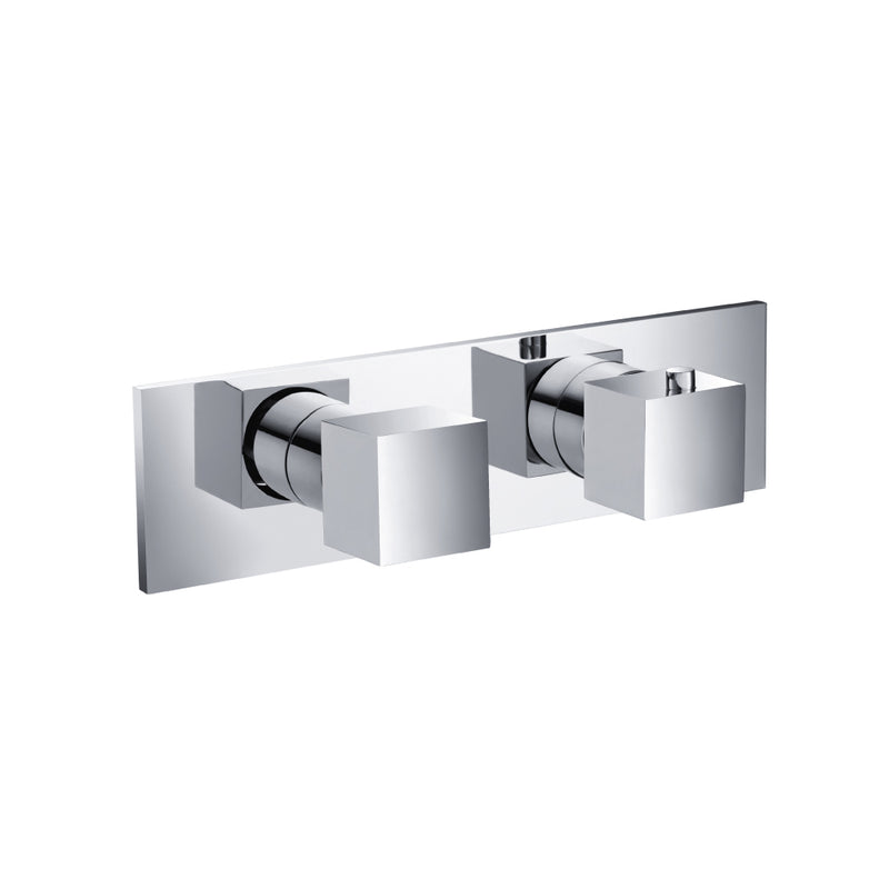Flusso Serie 160 160.2693 3/4" Horizontal Thermostatic Shower Valve % Trim - 1 Ouptut