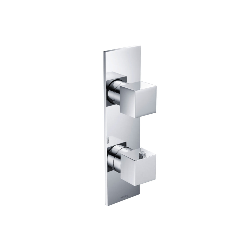 Flusso Serie 160 160.2720 3/4" Horizontal Thermostatic Shower Valve & Trim - 1- Output