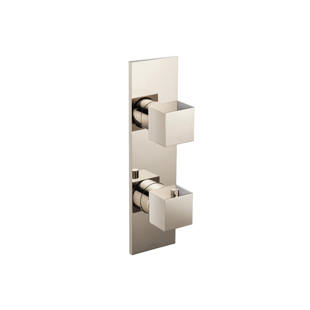 Flusso Serie 160 160.2720 3/4" Horizontal Thermostatic Shower Valve & Trim - 1- Output