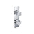 Flusso Serie 160 160.2740 3/4" Thermostatic Shower Valve & Trim - 2-Output