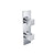 Flusso Serie 160 160.2780 3/4" Thermostatic Shower Valve & Trim - 3-Output