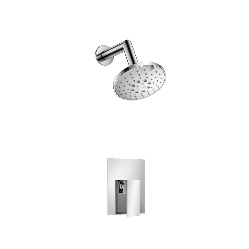 Flusso Serie 160 160.3000 Single Output Shower Set With ABS Shower Head & Arm
