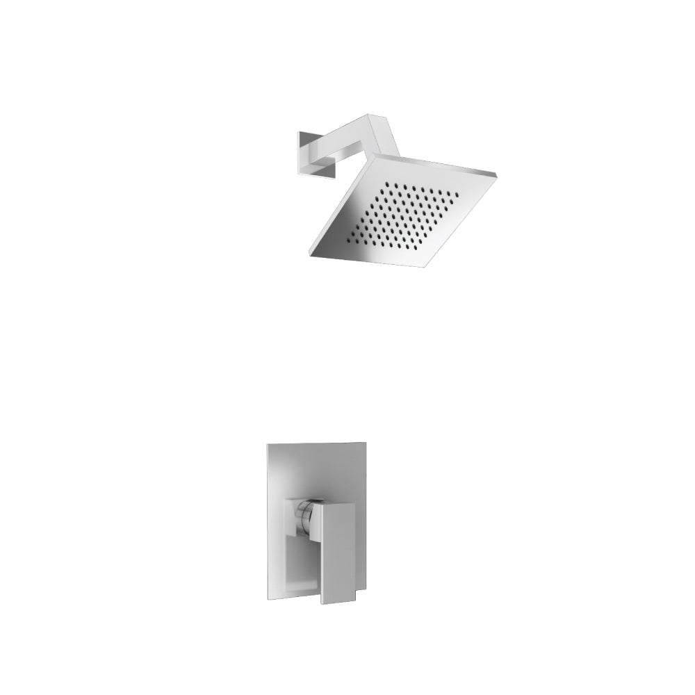 Flusso Serie 160 160.3050 Single Output Shower Set With Brass Shower Head & Arm