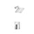 Flusso Serie 160 160.3050 Single Output Shower Set With Brass Shower Head & Arm