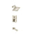 Flusso Serie 160 160.3200 Two Output Shower Set With Shower Head And Tub Spout - Parent