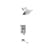 Flusso Serie 160 160.3200 Two Output Shower Set With Shower Head And Tub Spout