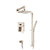Flusso Serie 160 160.3350 Two Output Shower Set With Shower Head, Hand Held And Slide Bar