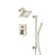 Flusso Serie 160 160.3400 Two Output Shower Set With Shower Head, Hand Held And Slide Bar - Parent