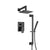 Flusso Serie 160 160.3450 Two Output Shower Set With Shower Head, Hand Held And Slide Bar