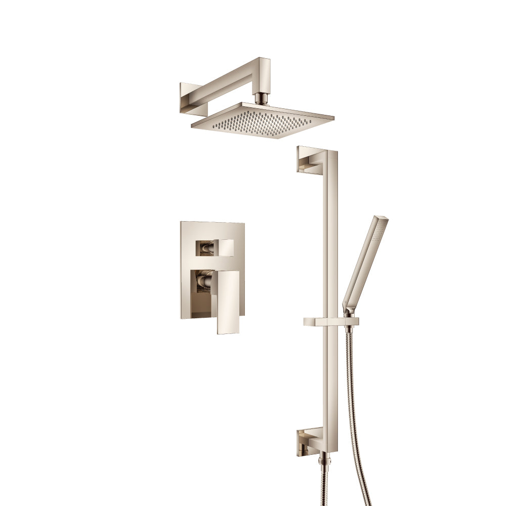 Flusso Serie 160 160.3450 Two Output Shower Set With Shower Head, Hand Held And Slide Bar