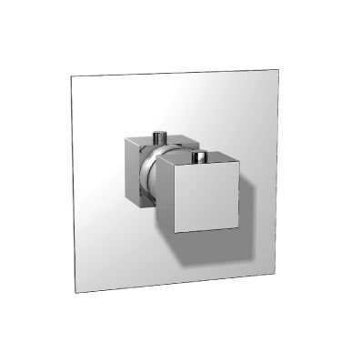 Flusso Serie 160 160.4201T Trim For 3/4" Thermostatic Valve - Use with TVH.4201