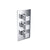 Flusso Serie 160 160.4801 3/4" Thermostatic Valve & Trim - 4 Output