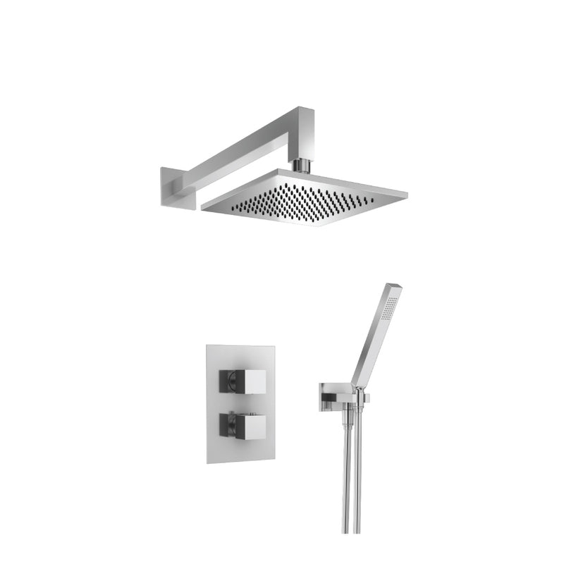 Flusso Serie 160 160.7050 Two Output Shower Set With Shower Head And Hand Held