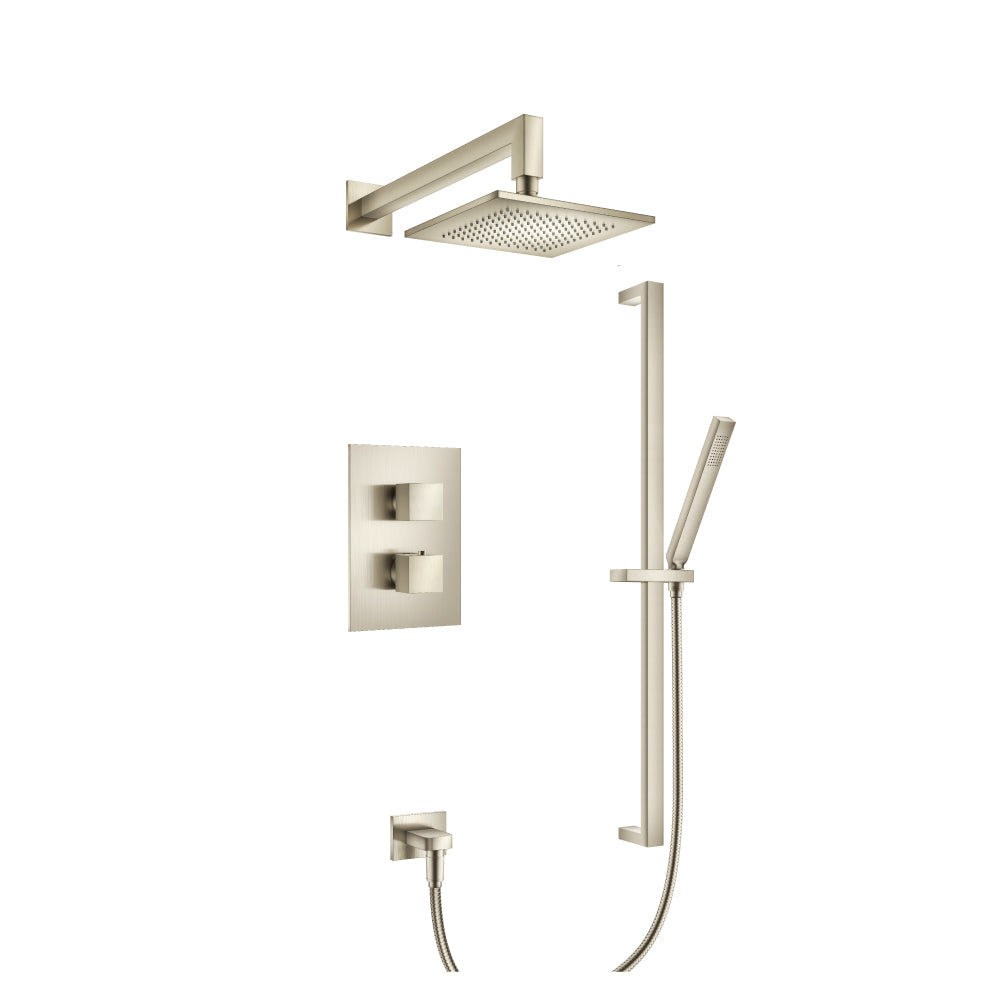 Flusso Serie 160 160.7100 Two Output Shower Set With Shower Head, Hand Held And Slide Bar - Parent