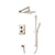 Flusso Serie 160 160.7100 Two Output Shower Set With Shower Head, Hand Held And Slide Bar