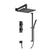Flusso Serie 160 160.7300 Two Output Shower Set With Shower Head, Hand Held And Slide Bar