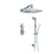 Flusso Serie 160 160.7350 Two Output Shower Set With Shower Head, Hand Held And Slide Bar