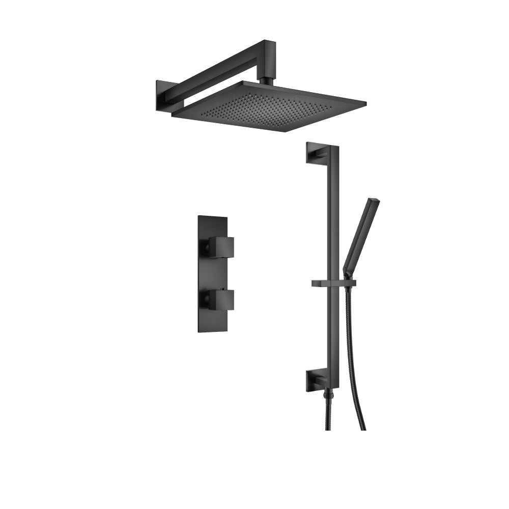 Flusso Serie 160 160.7350 Two Output Shower Set With Shower Head, Hand Held And Slide Bar