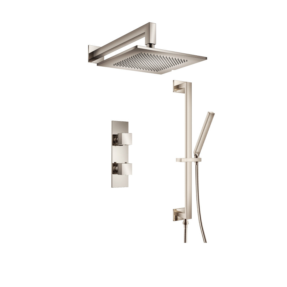 Flusso Serie 160 160.7350 Two Output Shower Set With Shower Head, Hand Held And Slide Bar