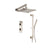 Flusso Serie 160 160.7350 Two Output Shower Set With Shower Head, Hand Held And Slide Bar